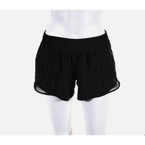 Lululemon Run Low-Rise Lined Shorts Black 8 NWOT - Picture 8 of 13